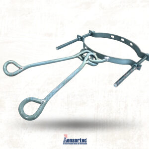 Abrazadera Tpo A 7" + 2 Brazos Doble Oreja s50